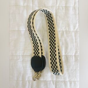NWOT Clare V Checkered strap